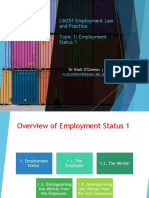 Slides Topic 1 Employment Status 1