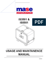 IS3501 & IS5501: Usage and Maintanence Manual