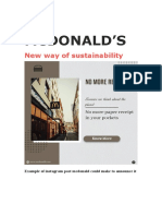 McDonald Sustainability Plan Example