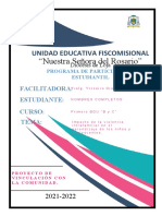 Estructura y Contenidos Del Proyecto Educativo - CONVIVENCI ARMONICA