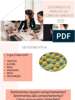 Slide AULA 03 SOBRE SENTIMENTOS NA ANÁLISE DO COMPORTAMENTO PDF