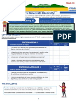 WEEK 19 - LET S CELEBRATE DIVERSITY (Del 9 Al 13 de Agosto) PDF