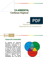 Politica Ambiental Confianza Regional. Alfredo Molina Triana