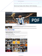 Lionel Messi FIFA World Cup Trophy 2022 Winner Wallpaper 4K HD PC #9600h