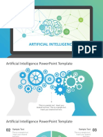7505 01 Artificial Intelligence Powerpoint Template 16x9
