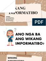 Wikang Impormatibo