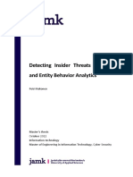 Thesis Hakonen Petri - Detecting Insider Threats