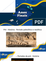 Pré-história Paleolítico Neolítico Arte