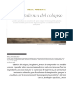 El capitalismo se dirige hacia un colapso inevitable pero las élites no están dispuestas a perder sus privilegios