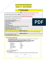 Lista de Útiles Tercer Grado 2022