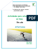 Actividades para Estudiantes en Linea ATLETISMO 5to Año