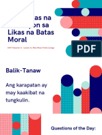 EsP9 Q2 Lesson 3 Mga Batas Na Nakaayon Sa Likas Na Batas Moral