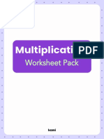 Multiplication Worksheet Pack