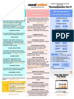 Excel Review Center Thermodynamics Formulas