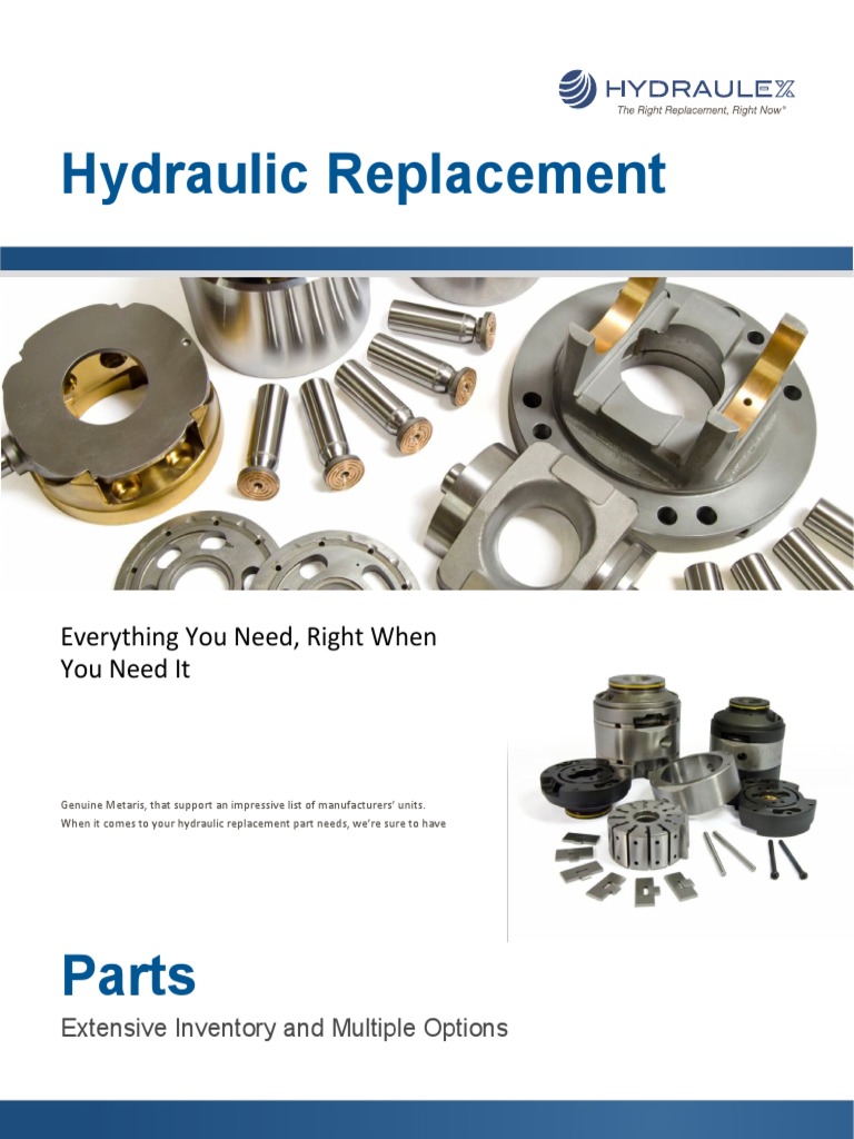 HG Hydraulic Replacement Parts CutSheet  Icps PDF Pump Bearing (Mechanical)