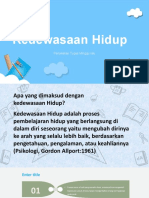 Kedewasaan Hidup