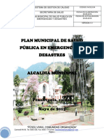 PLAN MUNICIPAL DE SALUD PUBLICA EN EMERGENCIAS Y DESASTRES Pensilvania