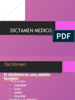Dictamen Medico