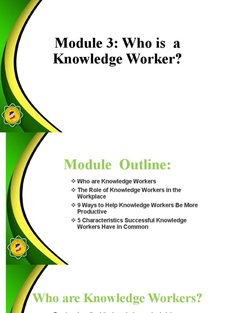 Define Knowledge Worker