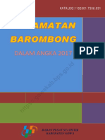 Kecamatan Barombong Dalam Angka 2017