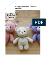 Bebe Oso Llaveros Amigurumi Patrones Animales PDF