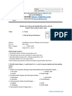 Soal PTS Kelas 3 Semester 2 PJOK Tahun 2022