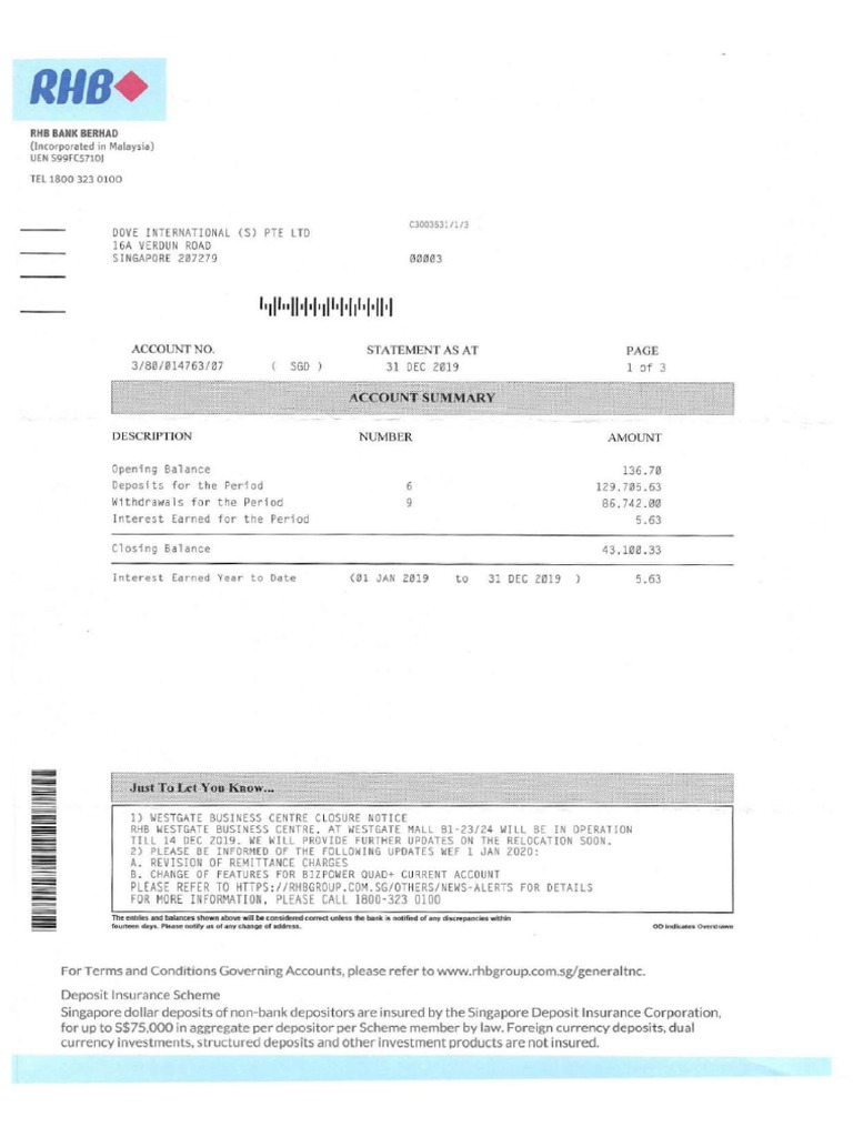 RHB Bank Malay | PDF