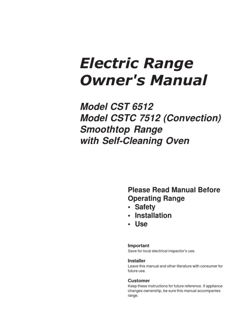 Caloric Stove Manual PDF Cookware And Bakeware Grilling