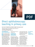 Direct Ophthalmoscopy: Teaching in Primary Care: Insights