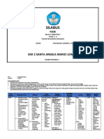 Silabus PJOK Kelas 2 Semester 2