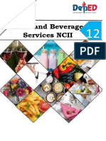 Food and Beverage Services NCII