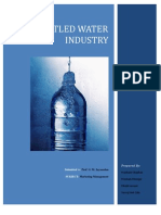 Bottled Water Industry