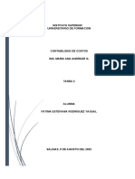 Contabilidad de Costo Tarea 2