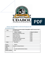 Ficha de Identificación de Trabajo de Investigación