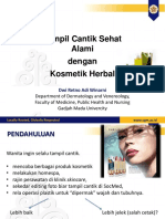 Tampil Cantik Sehat Alami Dengan Kosmetik Herbal