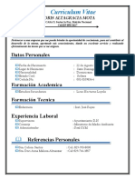 CV Doris Altagracia Mota enfermera conserje supervisora