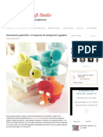 Dinosaurios Ganchillo - El Esquema de Amigurumi Juguetes-1.pdf Versión 1-1 PDF