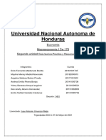 Universidad Nacional Autonoma de Honduras: Economia Macroeconomia I Ce-170 Segunda Unidad