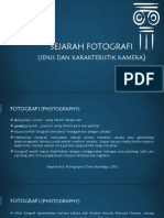 Sejarah Fotografi (Jenis Dan Karakter Kamera) PDF