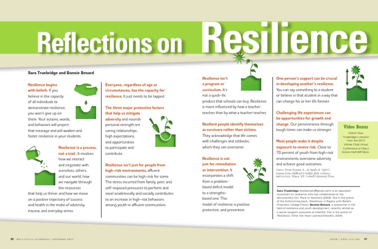Truebridge Tríptico Resiliencia | PDF | Psychological Resilience ...