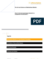 Forecasting passenger demand using marketshare models