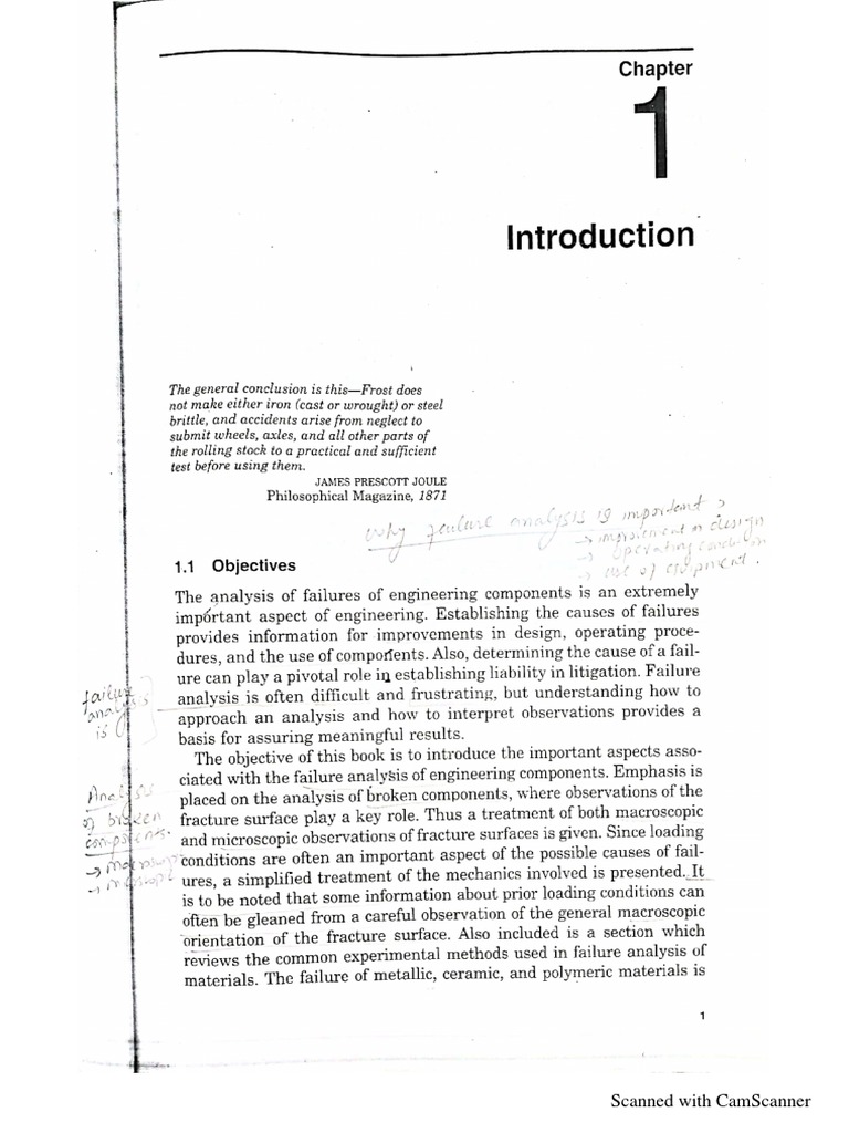 CH 1 Failure Analysis of Engineering Materials. PDF