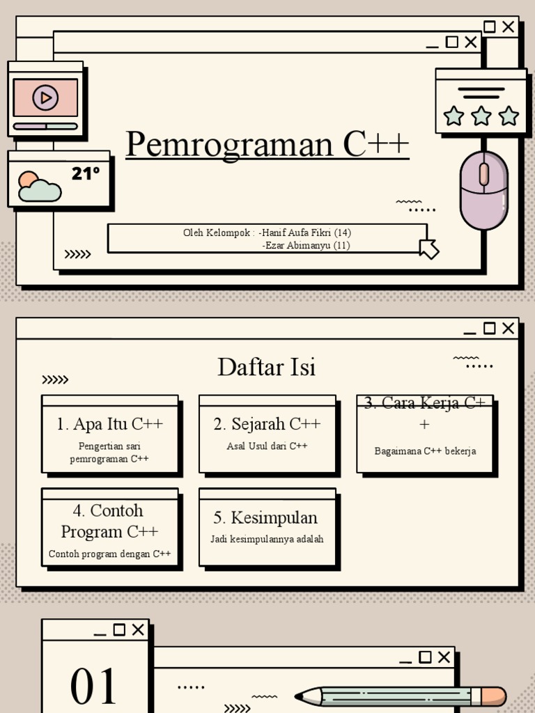 Pemrograman C++: Pengertian dan Contoh | PDF | Seni