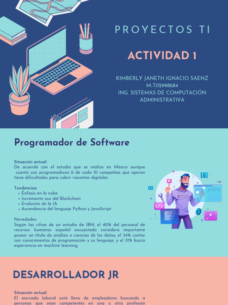 Actividad 1 - Proyectos Ti | PDF | Software | Maestros