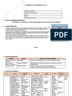 4° Grado - Experiencia de Aprendizaje N°01