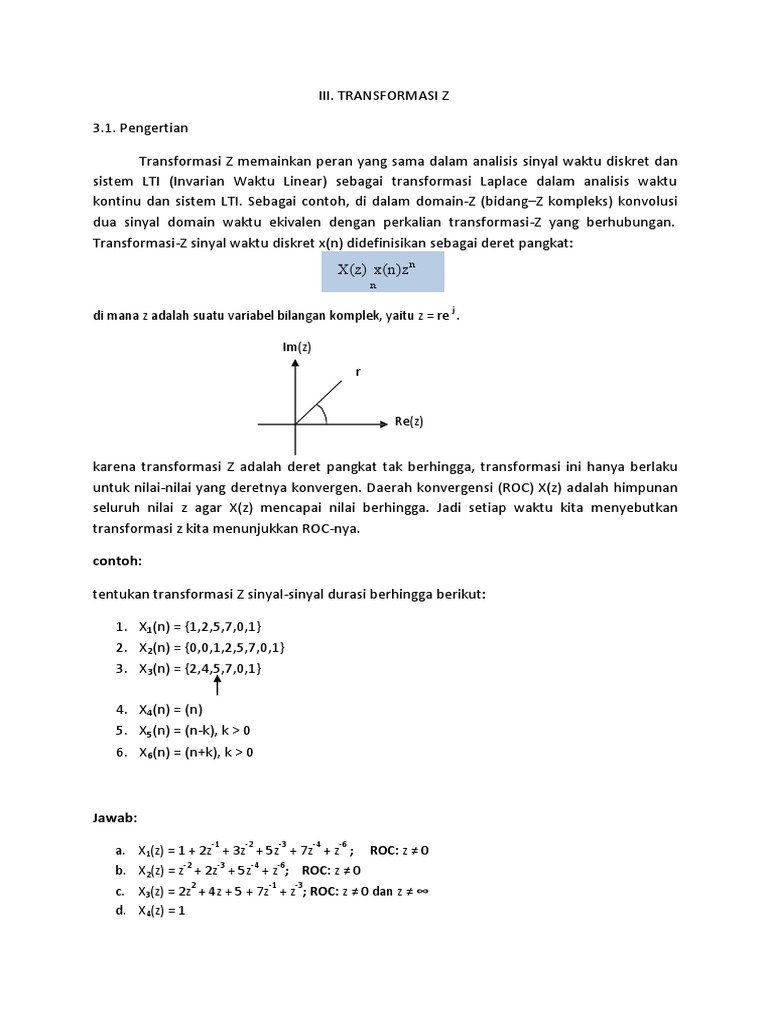  transformasi z pdf