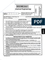 SES 2021 Mechanical Engineering PDF