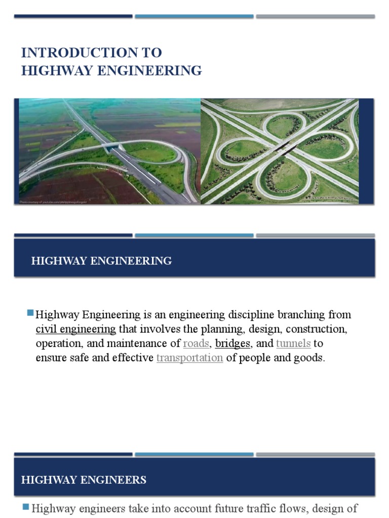 Introduction To Highway Engg PDF Infrastructure Streets And Roads