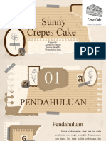Sunny Crepes Cake: Kelompok: Azizah Nur Jannah Namira Salsadilla Wiwin Auliya Putri