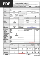 Personal Data Sheet: Filipino Dual Citizenship by Birth by Naturalization